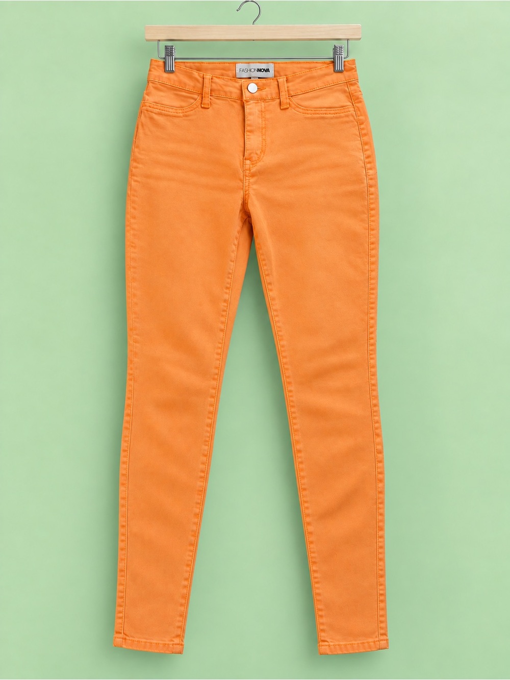 Women's High-Rise Skinny Jeans - Orange